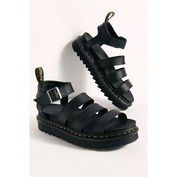 Dr Martens Blaire Women's Platform Black Sandals Size 41 EU - 9 US Brand New - Picture 3 of 6